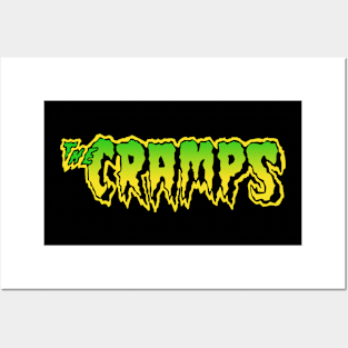 Cat In Cramps Town Posters and Art